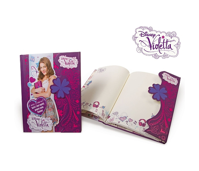 Дневник с магнитным замком - Виолетта  